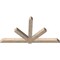 Ekena Millwork Kennewick Smooth Timber Gable Bracket, Douglas Fir, 96"W x 52"H x 5 1/2"D x 5 1/2"F, 13/12 Pitch GBW096X52X0606KEN00SDF - alternate 5